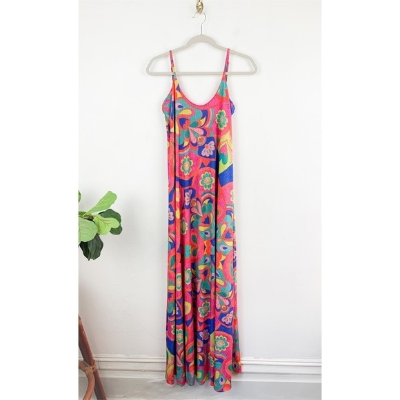 Judith March South Palm Oasis Maxi Dress Sz M - Picture 2 of 7